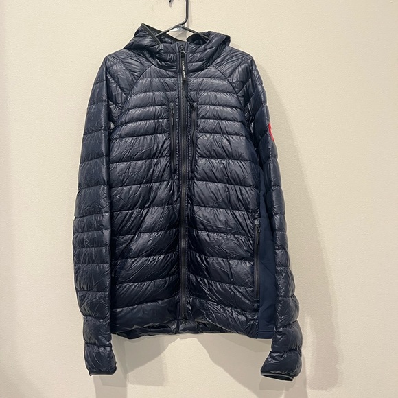 Canada Goose Men’s Hybridge Lite Hoody Atlantic Navy Blue Size 2XL - Picture 2 of 12